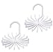Produktbild 4 Pack Tie Rack 20 Krallen 360 Grad Drehen Schals Lagerregal Haken Für Home Organizer,White