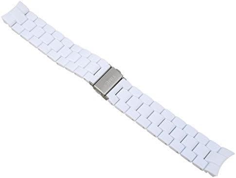 Ersatzband Uhrenarmband Kunststoff-Band weiß 20mm für T2P004 T2N868 T2N865