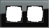 schwarzes glas kaufen Abdeckrahmen Esprit Glas Gira 021205 021205 Rahmen 2-Fach Esprit Glas, schwarz