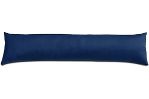LANCASHIRE TEXTILES LIMITED MANUFACTURERS OF QUILTS, PILLOWS AND HOMEWARES Lancashire Textiles Velvet Draught Excluder Draft Wind Stopper Door and Window Guard Efficient Energy Insulator, Weighed Fabric – Hollow Filled Door Draft Excluder [Peacock; 85 X 20cm]