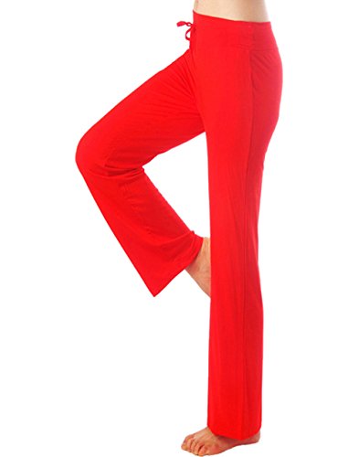 HOEREV Frauen Soft Modal Slimming Hose Yoga Hosen Pyjama-Hose - 5