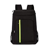 【Gran capacidad】Esta mochila enfriadora de tamaño en 46 x 34 x 21 cm, 1 compartimento principal espacioso, 2 bolsillos laterales de malla, 2 bolsillos grandes con cremallera frontal para mantener los utensilios, 1 bolsillo con cremallera en la tapa, 1 bolsillo de malla y 1 abridor de cerveza en la correa. Lo suficientemente espacioso como para guardar tus comidas de almuerzo, cerveza, aperitivos, bebidas altas, toallas, teléfono móvil y todas tus otras necesidades.