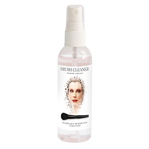 Barbara Hofmann/Brush Cleaner/100ml Spray Bottle/Cleaning Soap for Blender & Mack Up Sponge/Removes Dirt and Bacteria - Lemon Fragrance - 100% Vegan - Designed and Developed in Germany