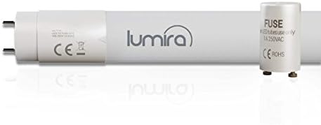 LUMIRA LED G13 T8 Fluorescent Tube Light – 18 W – 36 Watt 120 cm LED Tube Fluorescent Lamp Starter Bridging – 1750 Lumens, Unbreakable,, warm white, G13 18.00 wattsW 230.00 voltsV
