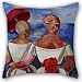 Produktbild 16 X 16 Inches / 40 By 40 Cm Oil Painting J"kabs Kazaks - Ladies At The Seaside Throw Cushion Covers ,twice Sides Ornament And Gift To Her,teens Boys,festival,lounge,lover,kids Room