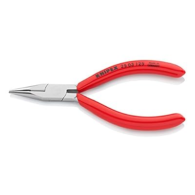 Knipex Pince à becs demi-ronds Knipex 25 03 125 avec coupe-fil - Pince radio