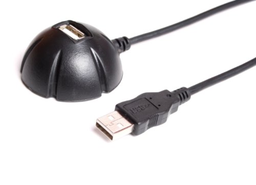 BIGtec 1,5m USB Verlängerung , Docking Ball Dockingball Verlängerung USB A/A A Stecker - A Buchse Docking Station , Verlängerungskabel 1,5m USB
