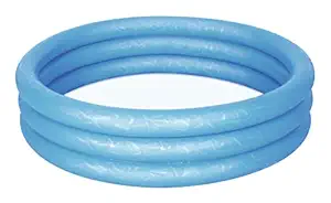 BESTWAY Inflatable Swimming Pool 4 Feet. Kids Play 3-Ring Pool |48