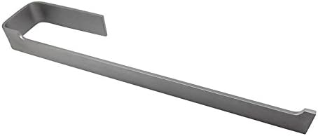 Towel bar rail bathroom kitchen stainless steel Galeara design for wall or cabinet mounting. Left side