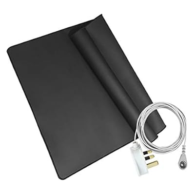 Earthing Mat For Grounding And Emf Radiation Protection, Grounding Mouse Pad Better Sleep, Natural Wellness And Healthy Earth Energy(100x30cm)