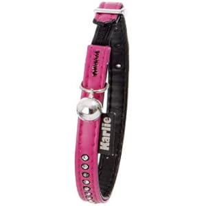 Karlie Art Leather Plus Katzenhalsb.11 mm, 30 cm pink, Mt.Carlo