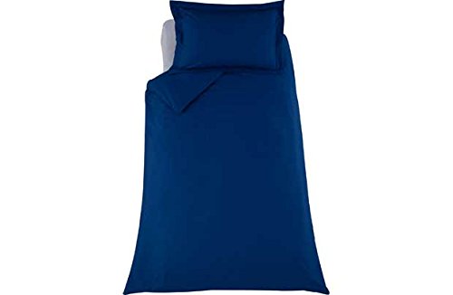 Heart of House Midnight Blue Non Iron Bedding Set - Single.