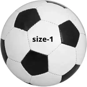 GKC PVC Football, Size 1 (Black-White)