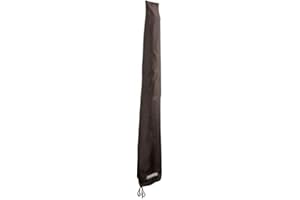 Tildenet Gardenware Bosmere D595 Storm Black - Funda para Parasol Grande con Cremallera