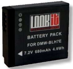 Preisvergleich Produktbild LOOKit Akku BLH7-680mAh - für Panasonic Lumix DMC LX15 GM5 GX800 (1x Akku)