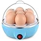 GEZRIL Egg Boiler Electric Automatic Off 7 Egg Poacher for Steaming, Cooking, Boiling and Frying, Multicolour