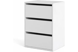CAESAROO Cassettiera interna per armadi 51 cm tre cassetti finitura Bianco opaco - Bianco