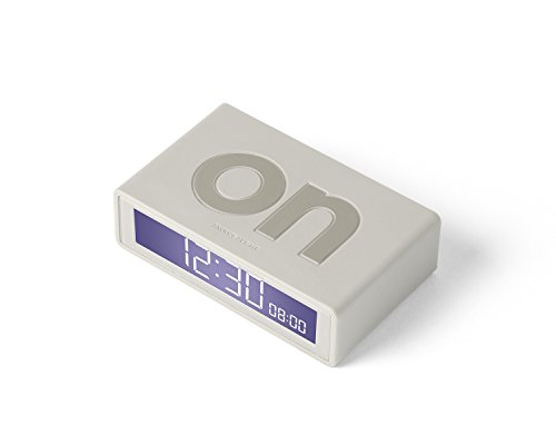 Lexon LR143W7 Wecker, ABS, Gummi, Mastic-Weiß, 8, 3 x 5, 2 x 2, 4 cm - 3