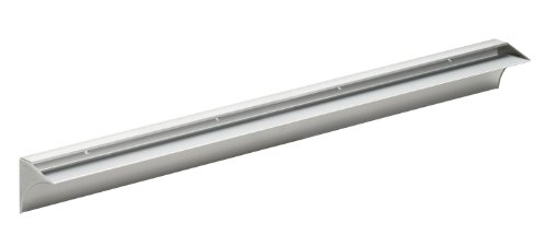 Glasregal / Wandregal ROUND+RAIL | 80×20 cm – klar/silber - 3