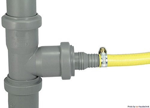 Airfit Schlauchnippel DN 40 für Schlauch von Ø 8 bis 25 mm – KS-grau - 3