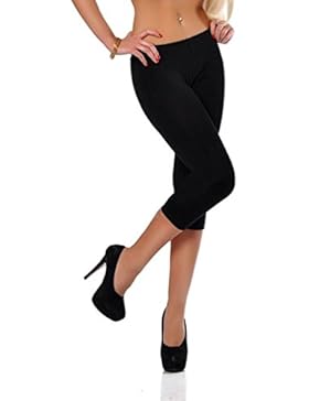 Dykmod Damen Leggins Leggings Capri 3/4 36 38 40 42 44 46