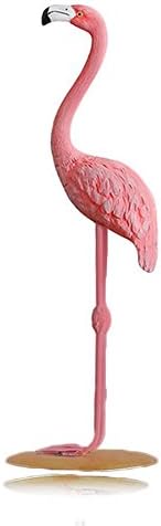 Resin Pink Flamingo Figurine Ornament, Home Decor Figure for Girl Ins Hot Gifts for Home Hotel Table Bedroom Wedding Christmas