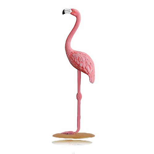 Resin Pink Flamingo Figurine Ornament, Home Decor Figure for Girl Ins Hot Gifts for Home Hotel Table Bedroom Wedding Christmas