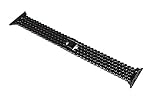 Uhrenband Uhrenarmband Uhrenarmbänder Feste Kette Rostfreier Stahl Gurt Fischschuppenmuster Metall Band Männer und Frauen 190 * 38/42 mm (42mm, Schwarz)