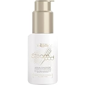Steampod | Sérum Concentré Haute Définition | Double Action : Protection et Définition des Pointes |Utilisation Optimale avec un lisseur Steampod | 50 ml | L&rsquo;Oréal Professionnel