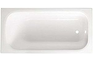 ORIGINAL TRADE - Guscio Vasca Rettangolare Bianca Mod. Zaffiro, cm. 140 x 70 s/Pannello