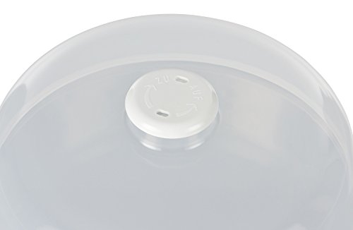 Kigima Mikrowellendeckel 2er Set 24,5 cm mit Griff und Entlüftung - 2