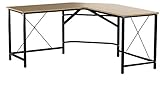 Moderna y simple, este escritorio está construido con un diseño estable de marco de metal X para garantizar una excelente estabilidad