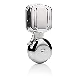 Zumbador Byron 00.640.85 Puerta alámbrico-Plata con Sonido clásico de Timbre 7721, Cromo