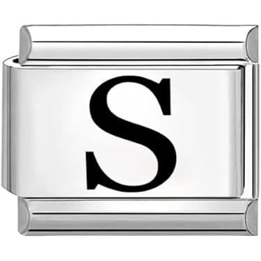 Charm Bracciale Gatto In Acciaio - Charm Link Stile Italiano 9 Mm Per Bracciali E Collane