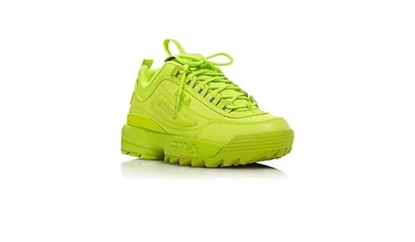 neon fila trainers
