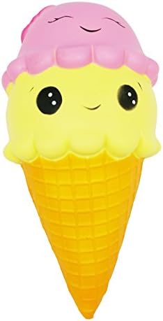 LaliLaco Jumbo Squishy Ice Cream Squeeze Slow Rising Toy Stress Relief Cute Toy (Height 22.2cm)
