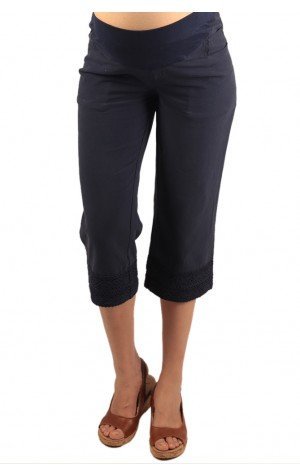 Morph Maternity Women's Capri Small Blue