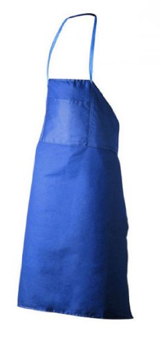 Tobeni 1808 Tablier Köper avec Poche pour le Travail Jardin et Cuisine pour les Femme et les Homme Couleur Bleu Taille 80 x 100 cm