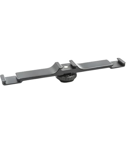 Leftfoto Supporto per monitor regolabile per fotocamera, gabbia per conigli, stabilizzatore monitor, adattatore hot shoe, accessori per staffa