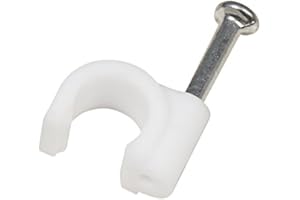 MC POWER McPower - Kabelschellen | 100er-Pack, weiß, 6 mm