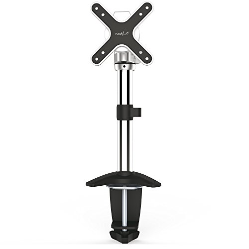 PureMounts PM-STYLE-DM-23A Schreibtisch Halterung für Monitore bis 71cm (28 Zoll), schwenkbar, neigbar, drehbar, VESA 100 - 3