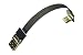 Produktbild Mini HDMI FPV FFC HDMI Kabel Mini HDMI Stecker 90 Grad abgewinkelt auf Standard HDMI Stecker für Canon 5D3 5D2 Panasonic Lumix GH3 GH2 Sony Nex 5N 5T 5R 7N DJI Schwarz 15CM