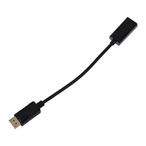 TOOGOO(R)Display Port DP-Maennlich HDMI zum weiblichen Audio Video Konverter Adapter Kabel fuer PC US - 4