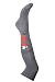 Weri Spezials Baby and Children Tights, dark Grey," Football cup", Size: 7-8 years (122/128)