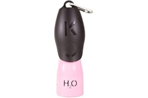 H2O4K9 Water Bottle, 700 ml, Baby Pink