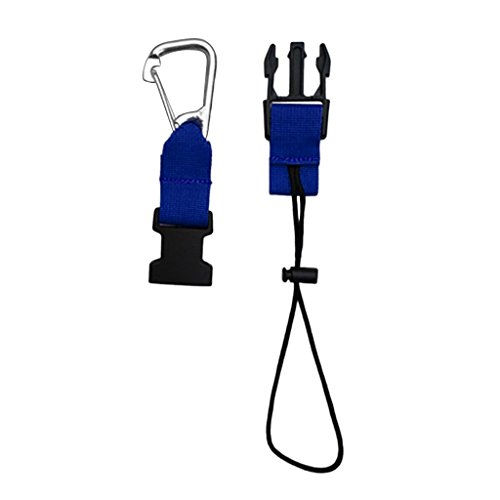 Homyl Scuba Diving Dive BCD Lanyard Clip with Webbing Strap Quick Release Buckle - Choose Colors