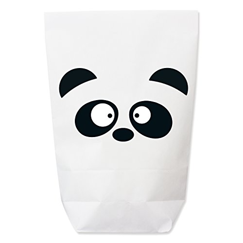 Geschenktüte Pandabär Set - Kindergeburtstag - Mitgebsel - Gastgeschenk - Papiertütchen für Party und Geburtstag -TOP QUALITÄT aus Deutschland
