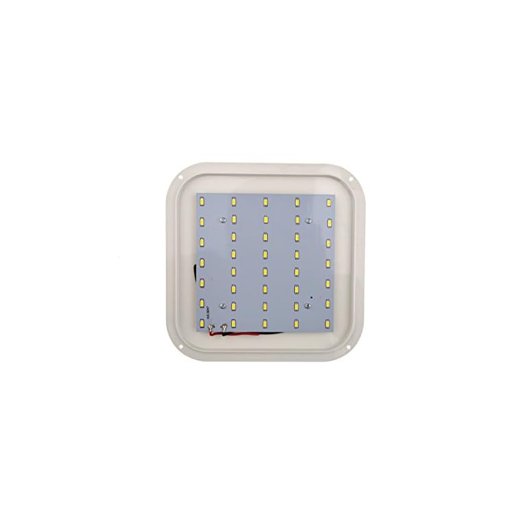 HUBER LED Wand und Deckenleuchte weiß, quadratisch, 18 W, 1400 Lumen