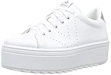 zapatillas blancas con plataforma converse Realizada en piel Victoria Sierra Deportivo Piel, Zapatillas Unisex Adulto, (Blanco 20), 38 EU