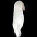 Elegant Hair - 22" Ladies 3/4 WIG Half Fall Clip In Hair Piece STRAIGHT Platinum Blonde #16/60 250g
